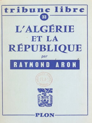 cover image of L'Algérie et la République